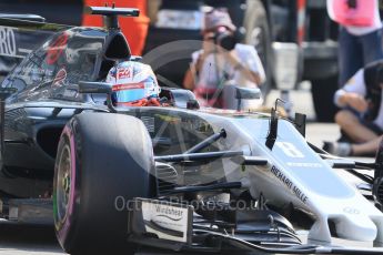 World © Octane Photographic Ltd. Formula 1 - Monaco Grand Prix - Practice 1. Romain Grosjean - Haas F1 Team VF-17. Monte Carlo, Monaco. Wednesday 24th May 2017. Digital Ref: 1830CB7D6093