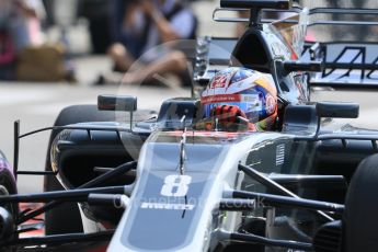 World © Octane Photographic Ltd. Formula 1 - Monaco Grand Prix - Practice 1. Romain Grosjean - Haas F1 Team VF-17. Monte Carlo, Monaco. Wednesday 24th May 2017. Digital Ref: 1830CB7D6096