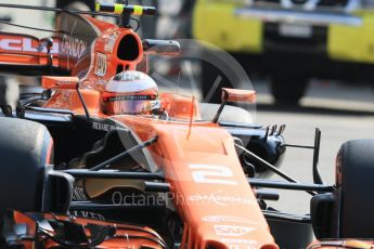 World © Octane Photographic Ltd. Formula 1 - Monaco Grand Prix - Practice 1. Stoffel Vandoorne - McLaren Honda MCL32. Monte Carlo, Monaco. Wednesday 24th May 2017. Digital Ref: 1830CB7D6107