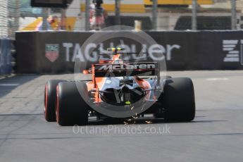 World © Octane Photographic Ltd. Formula 1 - Monaco Grand Prix - Practice 1. Stoffel Vandoorne - McLaren Honda MCL32. Monte Carlo, Monaco. Wednesday 24th May 2017. Digital Ref: 1830CB7D6157