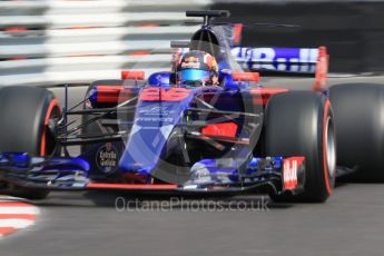 World © Octane Photographic Ltd. Formula 1 - Monaco Grand Prix - Practice 1. Daniil Kvyat - Scuderia Toro Rosso STR12. Monte Carlo, Monaco. Wednesday 24th May 2017. Digital Ref: 1830CB7D6179