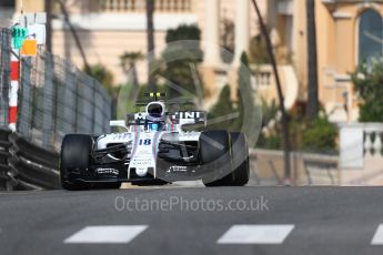 World © Octane Photographic Ltd. Formula 1 - Monaco Grand Prix - Practice 1. Lance Stroll - Williams Martini Racing FW40. Monte Carlo, Monaco. Wednesday 24th May 2017. Digital Ref: 1830LB1D6182