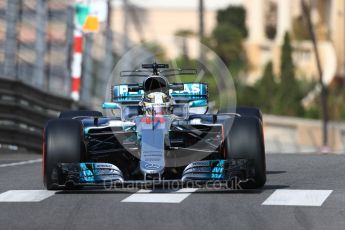 World © Octane Photographic Ltd. Formula 1 - Monaco Grand Prix - Practice 1. Lewis Hamilton - Mercedes AMG Petronas F1 W08 EQ Energy+. Monte Carlo, Monaco. Wednesday 24th May 2017. Digital Ref: 1830LB1D6202