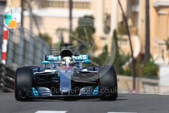 World © Octane Photographic Ltd. Formula 1 - Monaco Grand Prix - Practice 1. Lewis Hamilton - Mercedes AMG Petronas F1 W08 EQ Energy+. Monte Carlo, Monaco. Wednesday 24th May 2017. Digital Ref: 1830LB1D6208