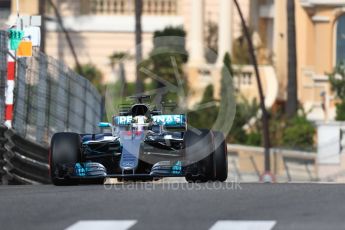 World © Octane Photographic Ltd. Formula 1 - Monaco Grand Prix - Practice 1. Lewis Hamilton - Mercedes AMG Petronas F1 W08 EQ Energy+. Monte Carlo, Monaco. Wednesday 24th May 2017. Digital Ref: 1830LB1D6248