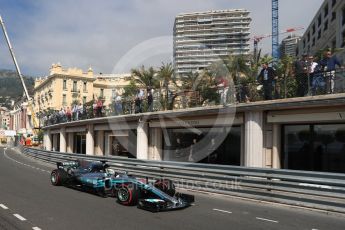 World © Octane Photographic Ltd. Formula 1 - Monaco Grand Prix - Practice 1. Lewis Hamilton - Mercedes AMG Petronas F1 W08 EQ Energy+. Monte Carlo, Monaco. Wednesday 24th May 2017. Digital Ref: 1830LB1D6346