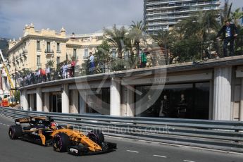 World © Octane Photographic Ltd. Formula 1 - Monaco Grand Prix - Practice 1. Nico Hulkenberg - Renault Sport F1 Team R.S.17. Monte Carlo, Monaco. Wednesday 24th May 2017. Digital Ref: 1830LB1D6372