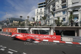 World © Octane Photographic Ltd. Formula 1 - Monaco Grand Prix - Practice 1. Kimi Raikkonen - Scuderia Ferrari SF70H. Monte Carlo, Monaco. Wednesday 24th May 2017. Digital Ref: 1830LB1D6476
