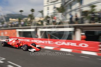 World © Octane Photographic Ltd. Formula 1 - Monaco Grand Prix - Practice 1. Kimi Raikkonen - Scuderia Ferrari SF70H. Monte Carlo, Monaco. Wednesday 24th May 2017. Digital Ref: 1830LB1D6500