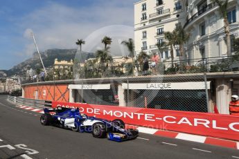 World © Octane Photographic Ltd. Formula 1 - Monaco Grand Prix - Practice 1. Pascal Wehrlein – Sauber F1 Team C36. Monte Carlo, Monaco. Wednesday 24th May 2017. Digital Ref: 1830LB1D6630
