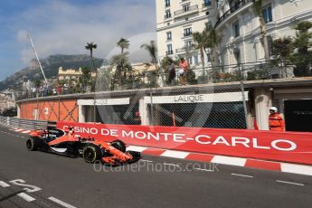 World © Octane Photographic Ltd. Formula 1 - Monaco Grand Prix - Practice 1. Jenson Button - McLaren Honda MCL32. Monte Carlo, Monaco. Wednesday 24th May 2017. Digital Ref: 1830LB1D6636