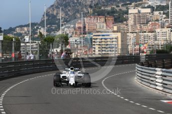 World © Octane Photographic Ltd. Formula 1 - Monaco Grand Prix - Practice 1. Felipe Massa - Williams Martini Racing FW40. Monte Carlo, Monaco. Wednesday 24th May 2017. Digital Ref: 1830LB1D6645