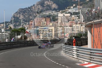 World © Octane Photographic Ltd. Formula 1 - Monaco Grand Prix - Practice 1. Carlos Sainz - Scuderia Toro Rosso STR12. Monte Carlo, Monaco. Wednesday 24th May 2017. Digital Ref: 1830LB1D6681