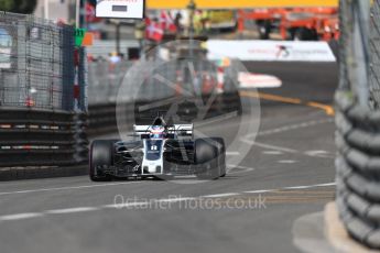 World © Octane Photographic Ltd. Formula 1 - Monaco Grand Prix - Practice 1. Romain Grosjean - Haas F1 Team VF-17. Monte Carlo, Monaco. Wednesday 24th May 2017. Digital Ref: 1830LB1D6868