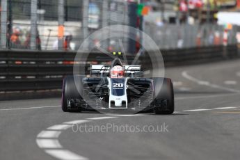 World © Octane Photographic Ltd. Formula 1 - Monaco Grand Prix - Practice 1. Kevin Magnussen - Haas F1 Team VF-17. Monte Carlo, Monaco. Wednesday 24th May 2017. Digital Ref: 1830LB1D6913