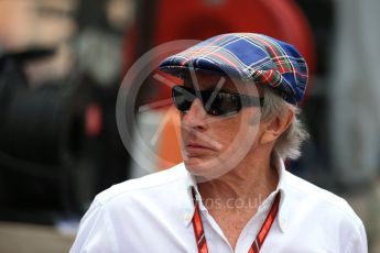 World © Octane Photographic Ltd. Formula 1 - Monaco Grand Prix - Practice 1. Sir Jackie Stewart. Monte Carlo, Monaco. Wednesday 24th May 2017. Digital Ref: 1830LB2D0097