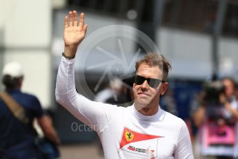World © Octane Photographic Ltd. Formula 1 - Monaco Grand Prix - Practice 1. Sebastian Vettel - Scuderia Ferrari SF70H. Monte Carlo, Monaco. Wednesday 24th May 2017. Digital Ref: 1830LB2D9848