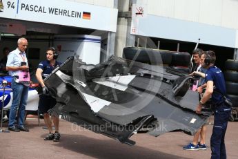 World © Octane Photographic Ltd. Formula 1 - Monaco Grand Prix - Practice 1. Sauber F1 Team C36. Monte Carlo, Monaco. Wednesday 24th May 2017. Digital Ref: 1830LB2D9918