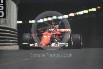 World © Octane Photographic Ltd. Formula 1 - Monaco Grand Prix - Practice 2. Kimi Raikkonen - Scuderia Ferrari SF70H. Monte Carlo, Monaco. Wednesday 24th May 2017. Digital Ref: 1832CB1L9480