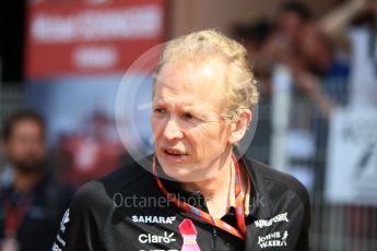 World © Octane Photographic Ltd. Formula 1 - Monaco Grand Prix - Practice 2. Andy Green - Technical director at Sahara Force India. Monte Carlo, Monaco. Wednesday 24th May 2017. Digital Ref: 1832CB1L9528