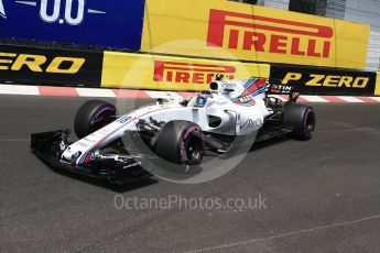 World © Octane Photographic Ltd. Formula 1 - Monaco Grand Prix - Practice 2. Lance Stroll - Williams Martini Racing FW40. Monte Carlo, Monaco. Wednesday 24th May 2017. Digital Ref: 1832CB2D0106