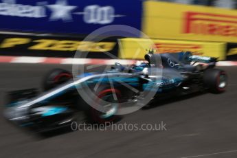 World © Octane Photographic Ltd. Formula 1 - Monaco Grand Prix - Practice 2. Valtteri Bottas - Mercedes AMG Petronas F1 W08 EQ Energy+. Monte Carlo, Monaco. Wednesday 24th May 2017. Digital Ref: 1832CB2D0142