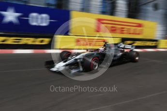 World © Octane Photographic Ltd. Formula 1 - Monaco Grand Prix - Practice 2. Romain Grosjean - Haas F1 Team VF-17. Monte Carlo, Monaco. Wednesday 24th May 2017. Digital Ref: 1832CB2D0150