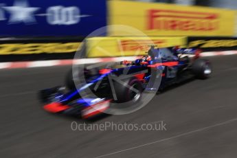 World © Octane Photographic Ltd. Formula 1 - Monaco Grand Prix - Practice 2. Daniil Kvyat - Scuderia Toro Rosso STR12. Monte Carlo, Monaco. Wednesday 24th May 2017. Digital Ref: 1832CB2D0159
