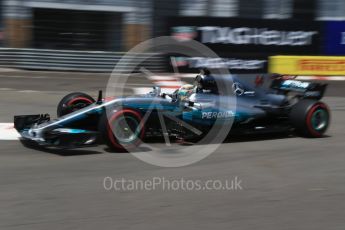World © Octane Photographic Ltd. Formula 1 - Monaco Grand Prix - Practice 2. Lewis Hamilton - Mercedes AMG Petronas F1 W08 EQ Energy+. Monte Carlo, Monaco. Wednesday 24th May 2017. Digital Ref: 1832CB2D0250