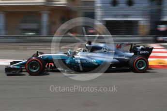 World © Octane Photographic Ltd. Formula 1 - Monaco Grand Prix - Practice 2. Lewis Hamilton - Mercedes AMG Petronas F1 W08 EQ Energy+. Monte Carlo, Monaco. Wednesday 24th May 2017. Digital Ref: 1832CB2D0276