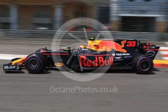 World © Octane Photographic Ltd. Formula 1 - Monaco Grand Prix - Practice 2. Max Verstappen - Red Bull Racing RB13. Monte Carlo, Monaco. Wednesday 24th May 2017. Digital Ref: 1832CB2D0281