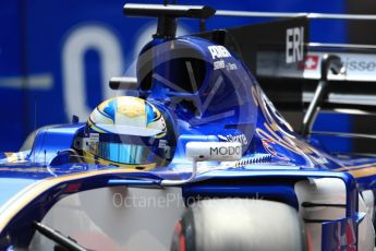 World © Octane Photographic Ltd. Formula 1 - Monaco Grand Prix - Practice 2. Marcus Ericsson – Sauber F1 Team C36. Monte Carlo, Monaco. Wednesday 24th May 2017. Digital Ref: 1832LB1D6985