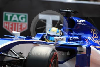 World © Octane Photographic Ltd. Formula 1 - Monaco Grand Prix - Practice 2. Marcus Ericsson – Sauber F1 Team C36. Monte Carlo, Monaco. Wednesday 24th May 2017. Digital Ref: 1832LB1D7010