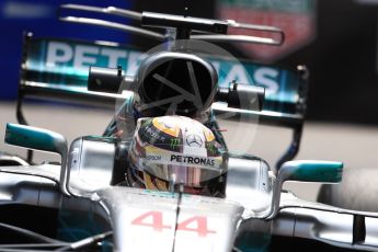 World © Octane Photographic Ltd. Formula 1 - Monaco Grand Prix - Practice 2. Lewis Hamilton - Mercedes AMG Petronas F1 W08 EQ Energy+. Monte Carlo, Monaco. Wednesday 24th May 2017. Digital Ref: 1832LB1D7019