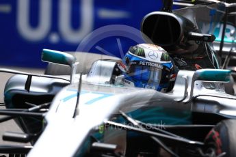 World © Octane Photographic Ltd. Formula 1 - Monaco Grand Prix - Practice 2. Valtteri Bottas - Mercedes AMG Petronas F1 W08 EQ Energy+. Monte Carlo, Monaco. Wednesday 24th May 2017. Digital Ref: 1832LB1D7062