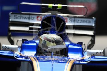 World © Octane Photographic Ltd. Formula 1 - Monaco Grand Prix - Practice 2. Pascal Wehrlein – Sauber F1 Team C36. Monte Carlo, Monaco. Wednesday 24th May 2017. Digital Ref: 1832LB1D7148
