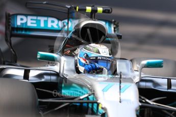 World © Octane Photographic Ltd. Formula 1 - Monaco Grand Prix - Practice 2. Valtteri Bottas - Mercedes AMG Petronas F1 W08 EQ Energy+. Monte Carlo, Monaco. Wednesday 24th May 2017. Digital Ref: 1832LB1D7312