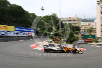 World © Octane Photographic Ltd. Formula 1 - Monaco Grand Prix - Practice 2. Nico Hulkenberg - Renault Sport F1 Team R.S.17. Monte Carlo, Monaco. Wednesday 24th May 2017. Digital Ref: 1832LB5D0229
