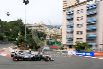 World © Octane Photographic Ltd. Formula 1 - Monaco Grand Prix - Practice 2. Romain Grosjean - Haas F1 Team VF-17. Monte Carlo, Monaco. Wednesday 24th May 2017. Digital Ref: 1832LB5D0242