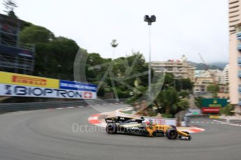 World © Octane Photographic Ltd. Formula 1 - Monaco Grand Prix - Practice 2. Nico Hulkenberg - Renault Sport F1 Team R.S.17. Monte Carlo, Monaco. Wednesday 24th May 2017. Digital Ref: 1832LB5D0265