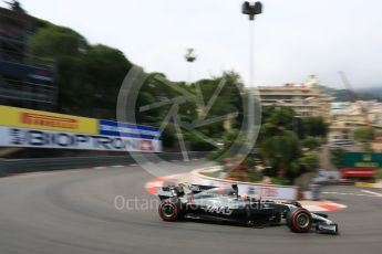 World © Octane Photographic Ltd. Formula 1 - Monaco Grand Prix - Practice 2. Kevin Magnussen - Haas F1 Team VF-17. Monte Carlo, Monaco. Wednesday 24th May 2017. Digital Ref: 1832LB5D0386