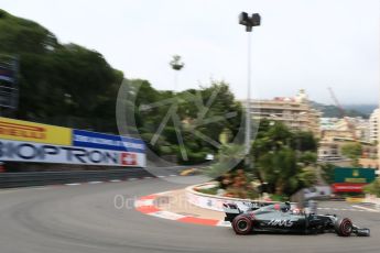 World © Octane Photographic Ltd. Formula 1 - Monaco Grand Prix - Practice 2. Kevin Magnussen - Haas F1 Team VF-17. Monte Carlo, Monaco. Wednesday 24th May 2017. Digital Ref: 1832LB5D0411