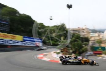 World © Octane Photographic Ltd. Formula 1 - Monaco Grand Prix - Practice 2. Nico Hulkenberg - Renault Sport F1 Team R.S.17. Monte Carlo, Monaco. Wednesday 24th May 2017. Digital Ref: 1832LB5D0520