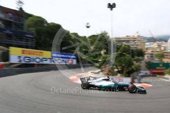 World © Octane Photographic Ltd. Formula 1 - Monaco Grand Prix - Practice 2. Lewis Hamilton - Mercedes AMG Petronas F1 W08 EQ Energy+. Monte Carlo, Monaco. Wednesday 24th May 2017. Digital Ref: 1832LB5D0723