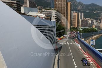 World © Octane Photographic Ltd. Formula 1 - Monaco Grand Prix - Practice 2. Pascal Wehrlein – Sauber F1 Team C36. Monte Carlo, Monaco. Wednesday 24th May 2017. Digital Ref: 1832LB5D0767