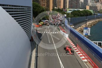 World © Octane Photographic Ltd. Formula 1 - Monaco Grand Prix - Practice 2. Sebastian Vettel - Scuderia Ferrari SF70H. Monte Carlo, Monaco. Wednesday 24th May 2017. Digital Ref: 1832LB5D0881