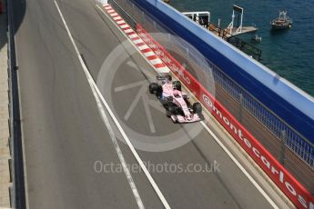 World © Octane Photographic Ltd. Formula 1 - Monaco Grand Prix - Practice 2. Esteban Ocon - Sahara Force India VJM10. Monte Carlo, Monaco. Wednesday 24th May 2017. Digital Ref: 1832LB5D0907