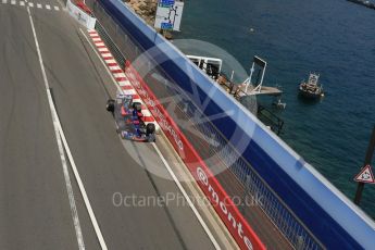 World © Octane Photographic Ltd. Formula 1 - Monaco Grand Prix - Practice 2. Carlos Sainz - Scuderia Toro Rosso STR12. Monte Carlo, Monaco. Wednesday 24th May 2017. Digital Ref: 1832LB5D0930