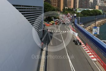 World © Octane Photographic Ltd. Formula 1 - Monaco Grand Prix - Practice 2. Romain Grosjean - Haas F1 Team VF-17. Monte Carlo, Monaco. Wednesday 24th May 2017. Digital Ref: 1832LB5D0936