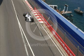 World © Octane Photographic Ltd. Formula 1 - Monaco Grand Prix - Practice 2. Lance Stroll - Williams Martini Racing FW40. Monte Carlo, Monaco. Wednesday 24th May 2017. Digital Ref: 1832LB5D0951